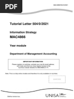 Tutorial Letter 504/0/2021: Information Strategy