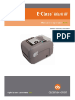 E Class Mark III Printer Spanish Manual