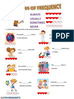 Frequency Adverbs Kids