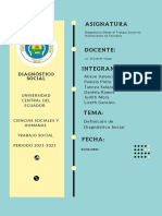 Asignatura: Diagnóstico Social