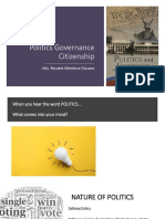 Politics Governance Citizenship: Atty. Reyaine Mendoza-Clavano