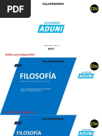 CALAPENSHKO-Semestral Intensivo Virtual San Marcos Semana 09 - Filosofía