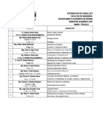 Horario - Semestre 2001 - I-Minas-Trujillo