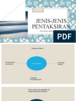 Jenis-jenis Pentaksiran