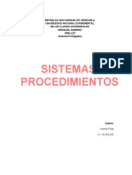 Módulo I - Sistemas y Procedimientos