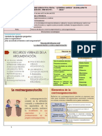 Lengua y Literatura 2do Bach. A y B Covid - 19 Nueva Planificación Semanal Desde 28 de Junio Al 02 de Julio Del 2021