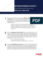 #OracionparaelFindeCOVID19 Puntos de Oracion - Spanish PDF