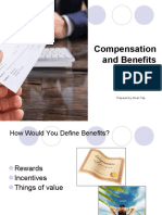 Compensation and Benefits: Prepared by Jhoan Yap