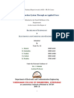 Power Production System Through An Applied Force: A Short Technical Report Towards A4020 - PR (P) Course
