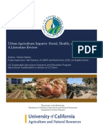 Urban Agriculture Impacts. Sheila Golden. University. of California. 2013. Impactos de La Agricultura Urbana