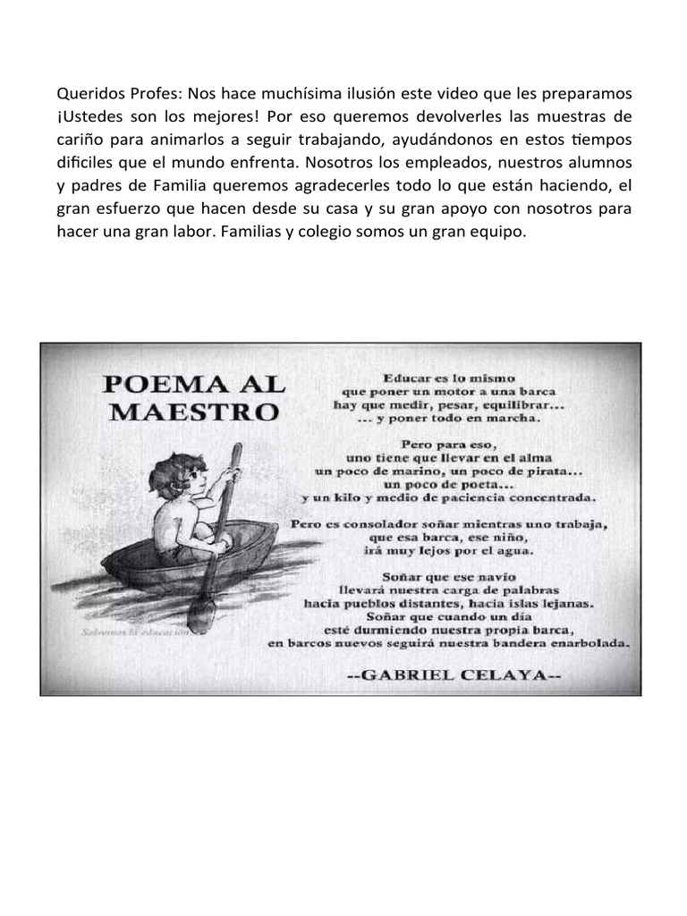 Agradecimiento a Profesores por su Dedicación | PDF | Salud y bienestar ...