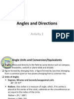 Angles and Directions - Activity 3