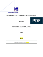 PP 6 - Research Collaboration Agreement - Short Template