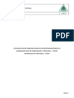 Metodologia de Desenvolvimento de Software Da Suframa (Anexo I Do Termo de Referência)