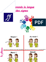 Vocabulaire Langue Des Signes en Images