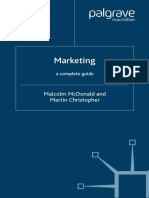 Malcolm McDonald, Martin Christopher - Marketing_ a Complete Guide (2003)