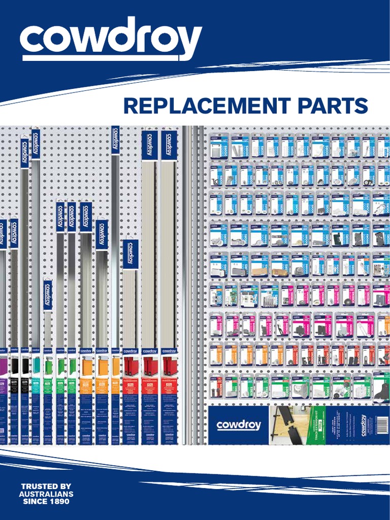 Cowdroy Replacement Parts Catalogue | PDF | Wheel | Screw
