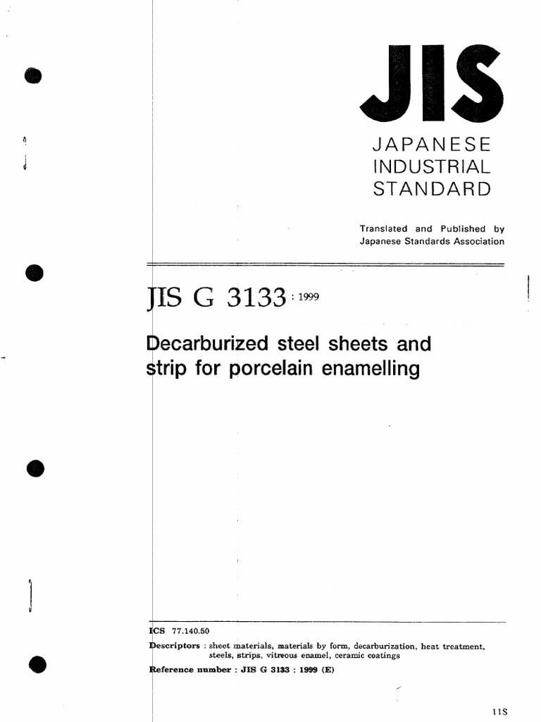 Jis G3133 | PDF
