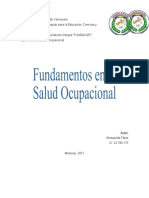 Eval. 5. Fundamentos de Salud Ocupacional