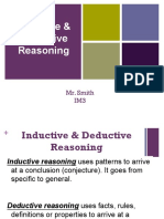 Inductive & Deductive Reasoning: Mr. Smith IM3