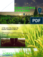 The Agricultural Geography