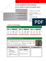 Sustracción Prestando A Las Unidades