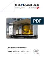 Oil Purification Plants VOP 100 LT/H - 20 000 LT/H