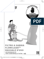Filtro A Sabbia Flowclear Manuale D'Uso: Hmax 1.5m
