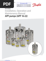 Installation, Operation and Maintenance Manual: APP Pumps (APP 16-22)