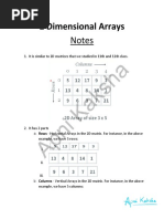 9.1 2D Arrays - Watermark