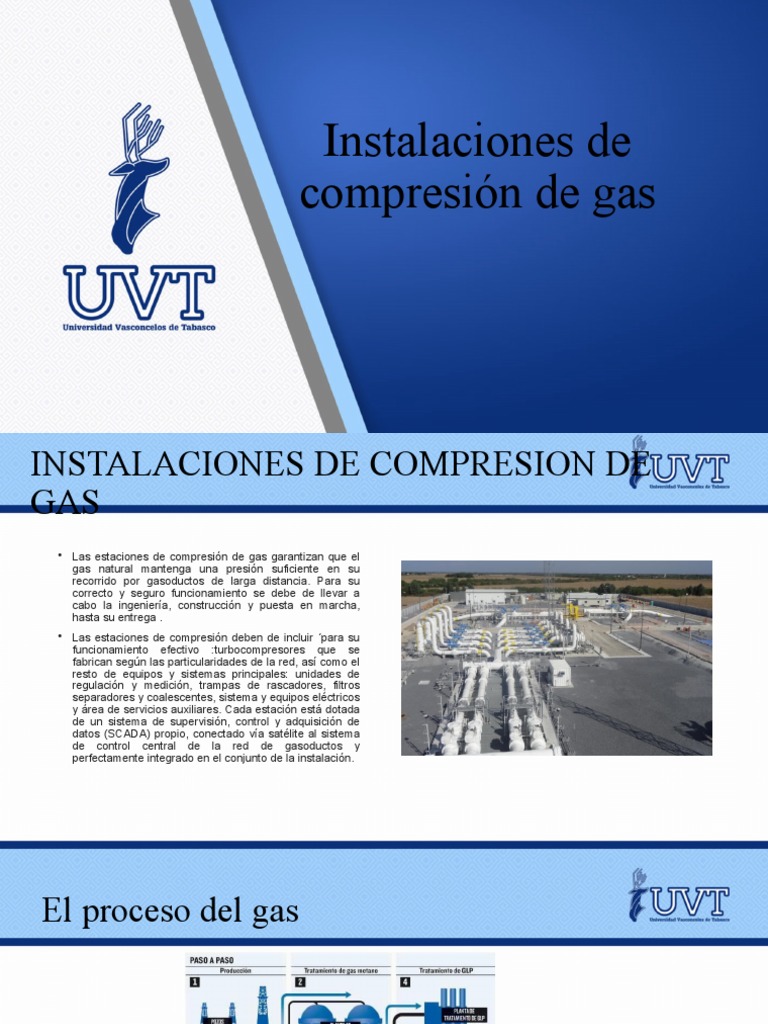 Estaciones de compresión de gas natural | PDF | Gas natural ...