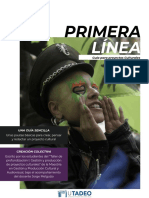 Revista Primera Línea, Guía para Proyectos Culturales, Estudiantes de Taller de Proyectos, Universidad Jorge Tadeo Lozano Junio 2021