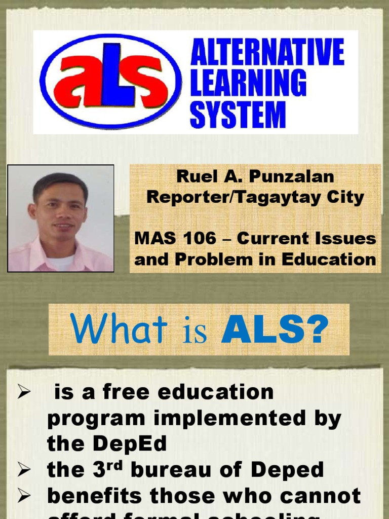 Ruel A. Punzalan Reporter/Tagaytay City MAS 106 - Current Issues and ...