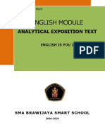 English Module: Analytical Exposition Text