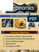 Topic 8 - Role of Government (Week7)