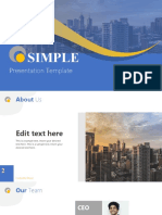 FF0333 01 Simple Powerpoint Template