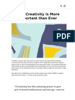 Why Creativity Is More Important Than Ever - IDEO U