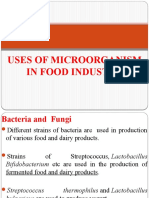 USES OF MICROORGANISM IN FOODS Presentation1