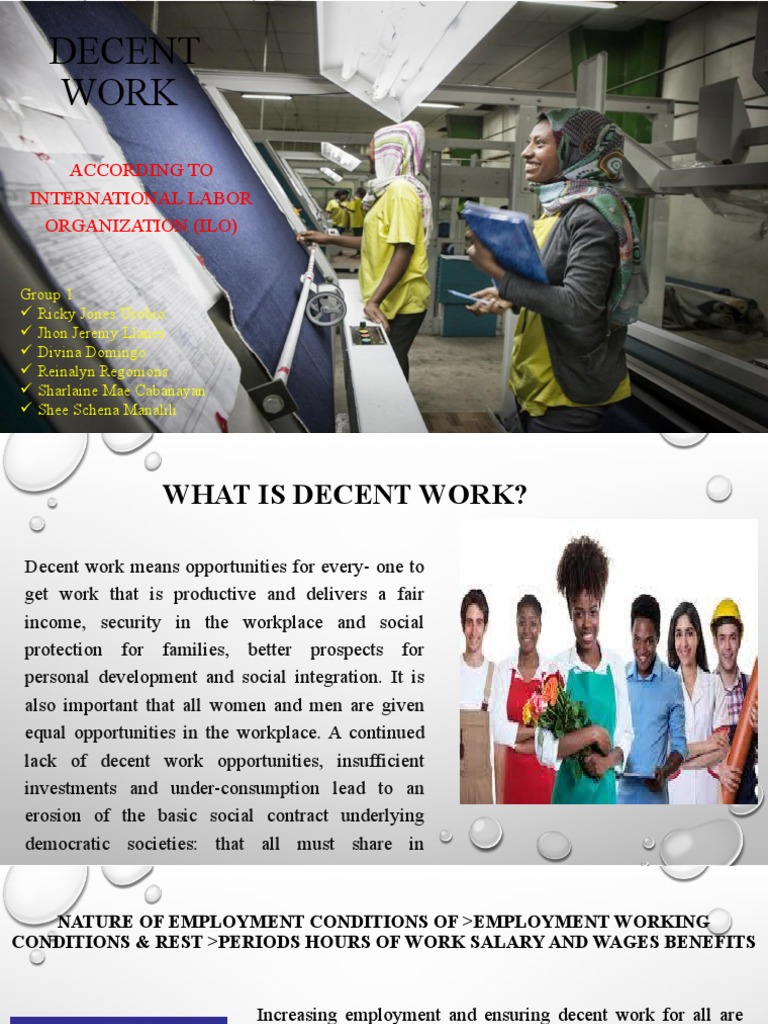 The International Labor Organization's Definition and Components of