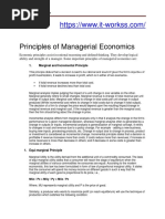 Principles of Managerial Economics