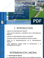 Sesion 13 Intermediacion Laboral Legislacion Empresarial Upla 2021 1