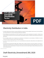 Privatization - Electricity Distribution Sector