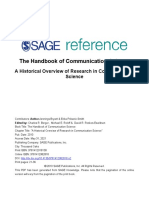 The Handbook of Communication Science