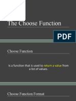 Choose Function Explained - How to Use CHOOSE in Excel