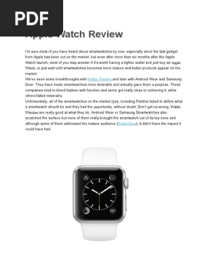 Apple Watch Review