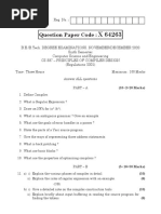 Principles of Compiler Design 2001 Regulations CS337