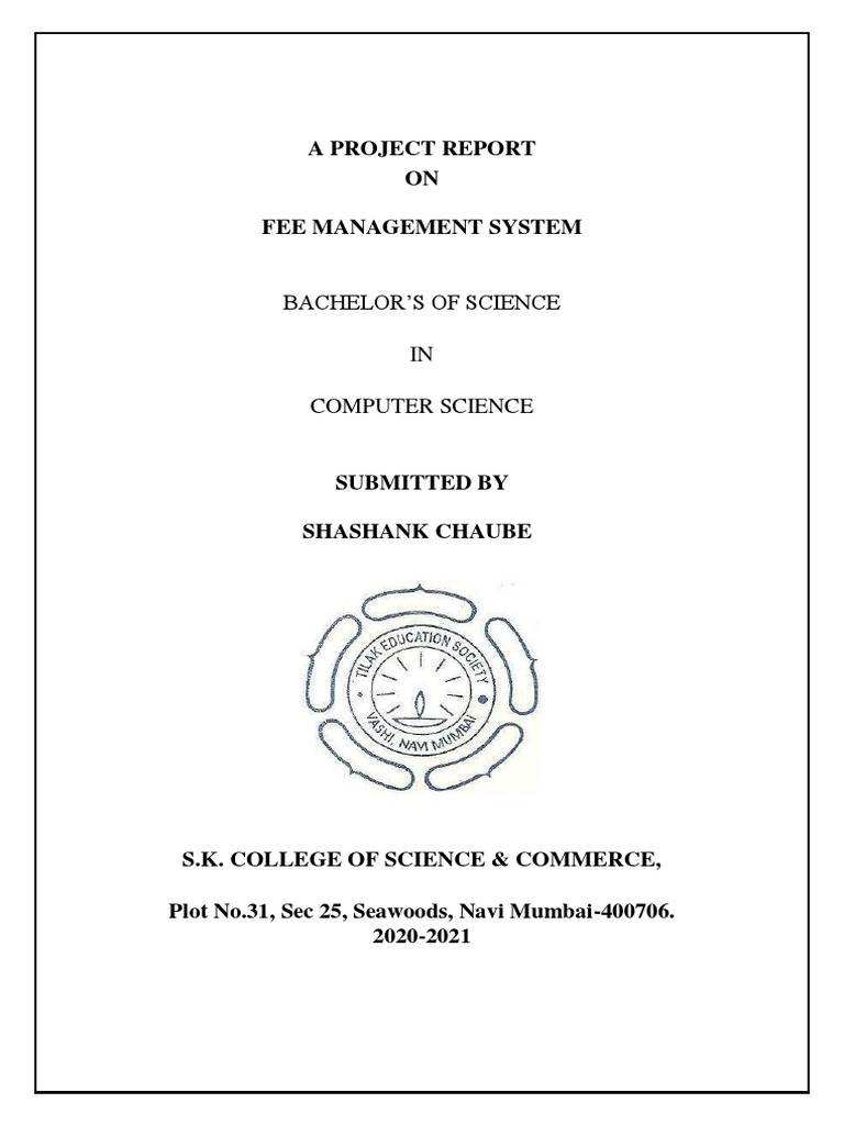 Computer Science Project | PDF | Software Testing | Verification And ...