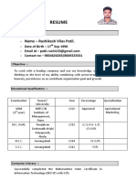 Rushikesh Patil Resume