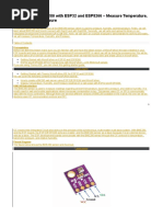 Micropython: Bme280 With Esp32 and Esp8266 - Measure Temperature, Humidity, and Pressure