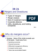 Mergers and Divestitures Chapter Summary